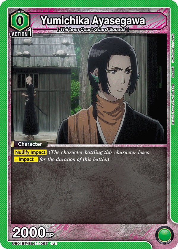 Yumichika Ayasegawa, UE01BT: BLEACH: Thousand-Year Blood War · UE01BT/BLC-1-067