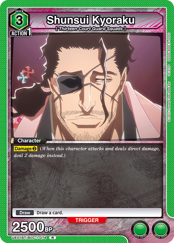 Shunsui Kyoraku, UE01BT: BLEACH: Thousand-Year Blood War · UE01BT/BLC-1-074