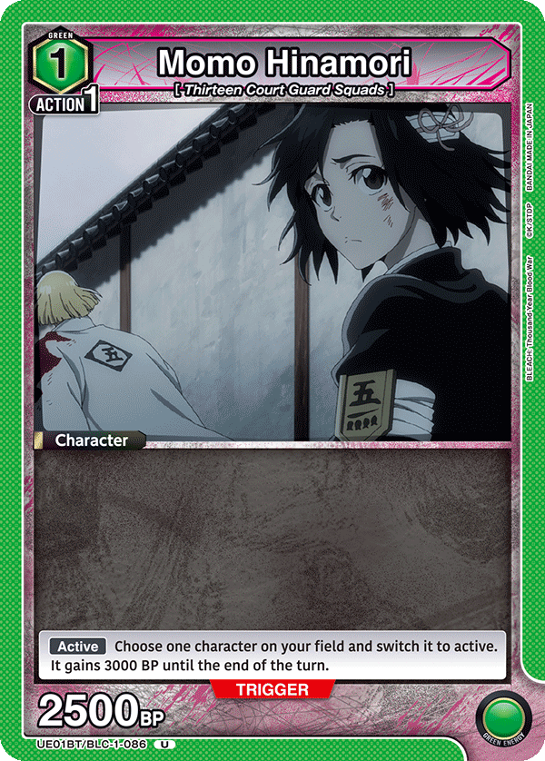 Momo Hinamori, UE01BT: BLEACH: Thousand-Year Blood War · UE01BT/BLC-1-086