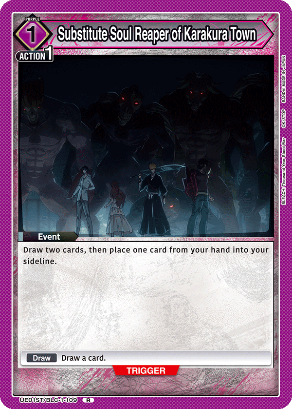 Substitute Soul Reaper of Karakura Town, UE01ST: BLEACH: Thousand-Year Blood War Starter Deck · UE01ST/BLC-1-109