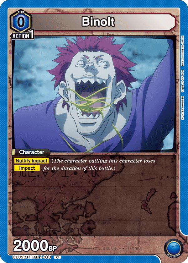 Binolt, UE02BT: HUNTER X HUNTER · UE02BT/HTR-1-013