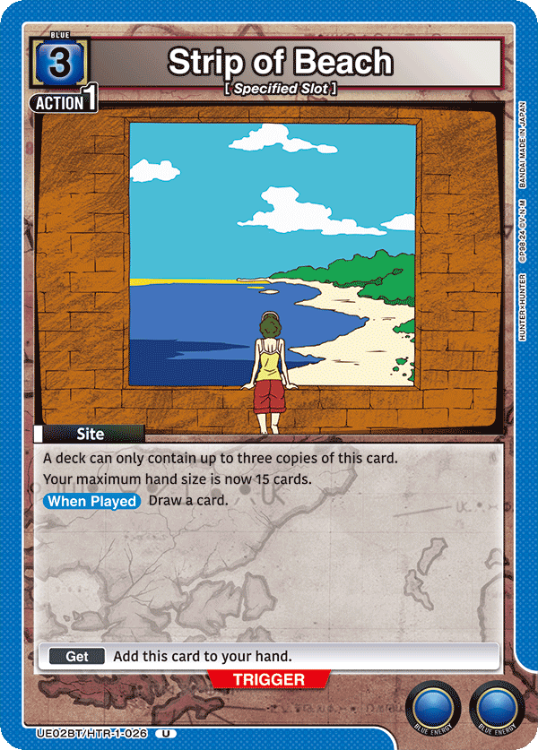 Strip of Beach, UE02BT: HUNTER X HUNTER · UE02BT/HTR-1-026