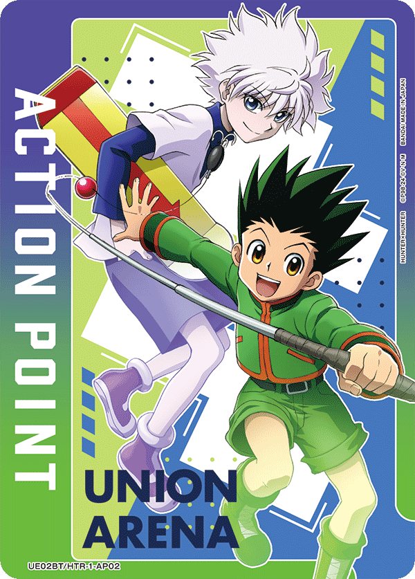 Action Point Card, UE02BT: HUNTER X HUNTER · UE02BT/HTR-1-AP02