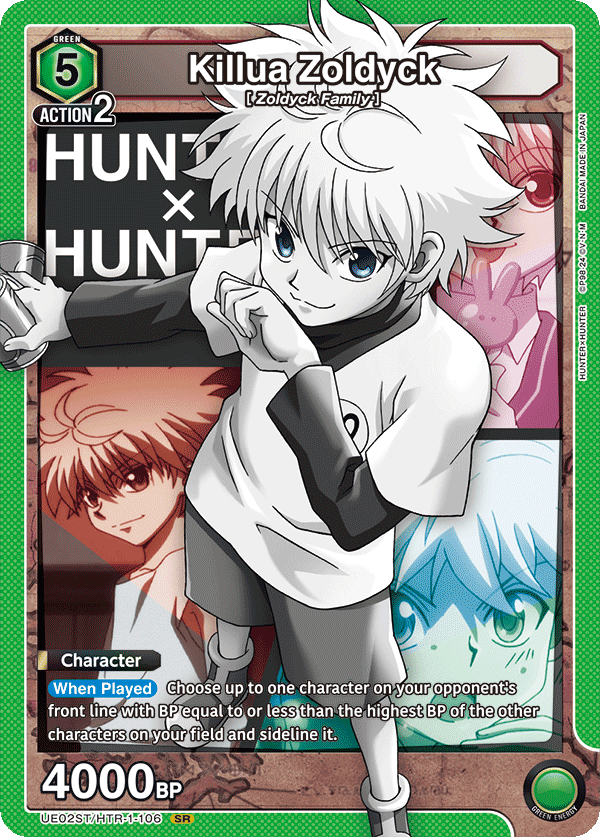 Killua Zoldyck, UE02ST: HUNTER X HUNTER Super Pre-Release Starter Deck · UE02ST/HTR-1-106