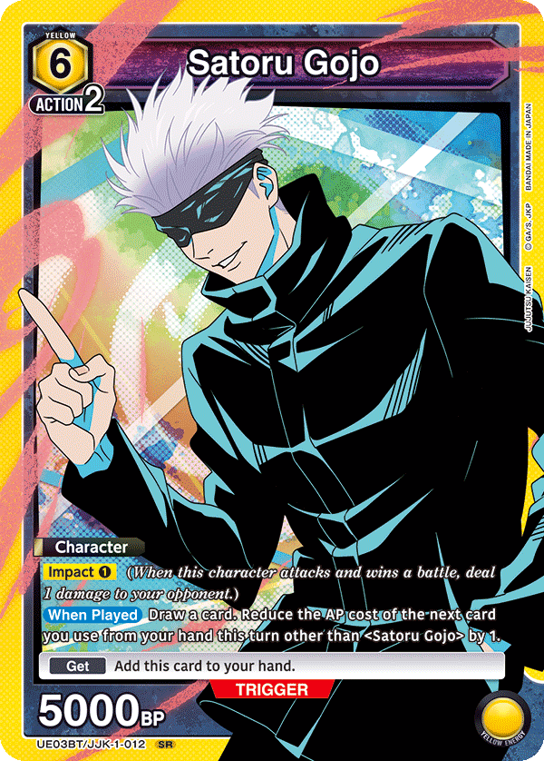 Satoru Gojo, UE03BT: Jujutsu Kaisen · UE03BT/JJK-1-012