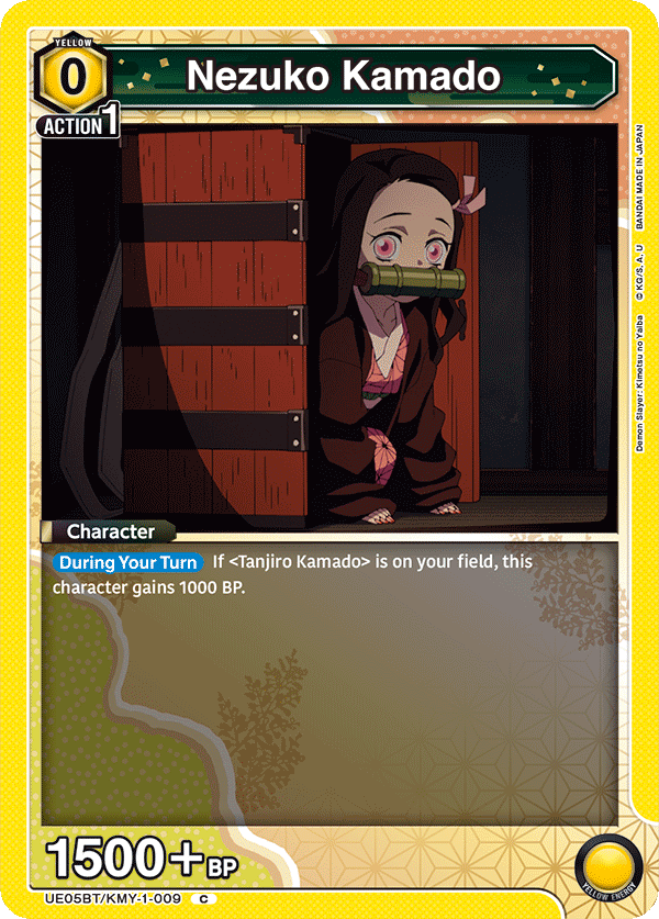 Nezuko Kamado, UE05BT: Demon Slayer: Kimetsu no Yaiba · UE05BT/KMY-1-009