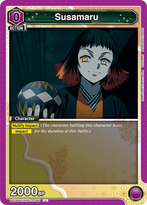 Susamaru, UE05BT: Demon Slayer: Kimetsu no Yaiba · UE05BT/KMY-1-040