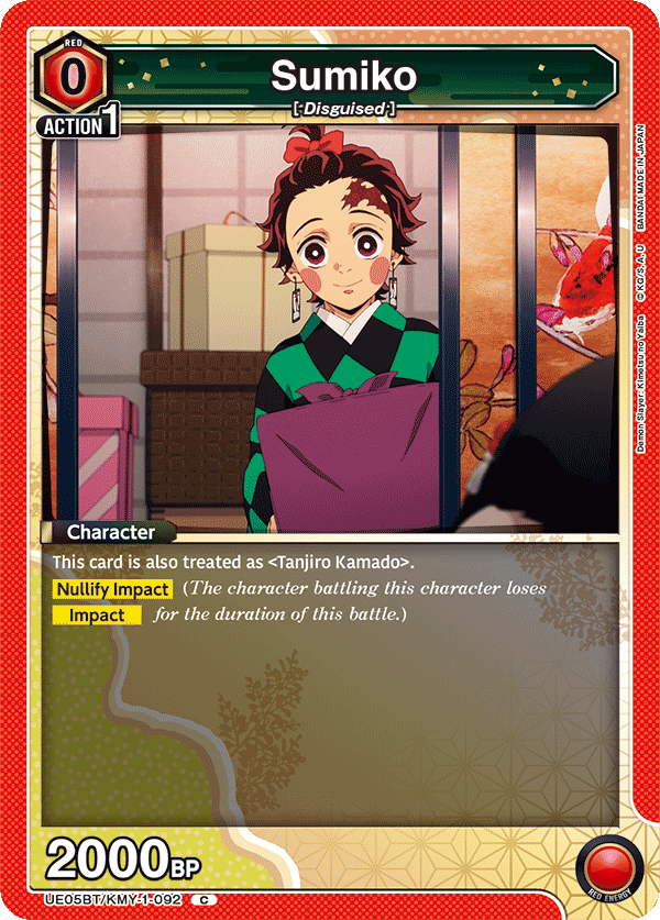 Sumiko, UE05BT: Demon Slayer: Kimetsu no Yaiba · UE05BT/KMY-1-092
