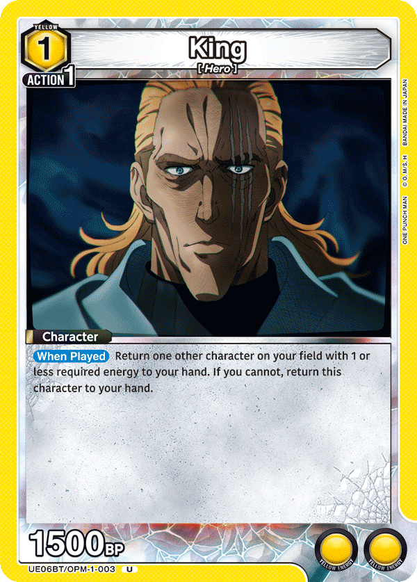 King, UE06BT: One Punch Man · UE06BT/OPM-1-003