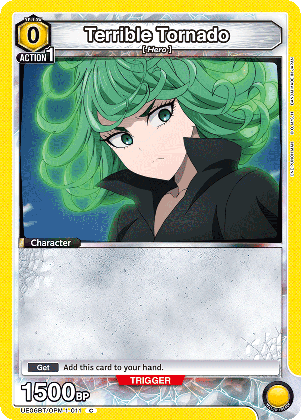Terrible Tornado, UE06BT: One Punch Man · UE06BT/OPM-1-011
