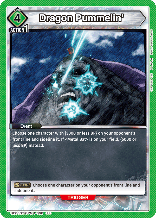 Dragon Pummelin', UE06BT: One Punch Man · UE06BT/OPM-1-066