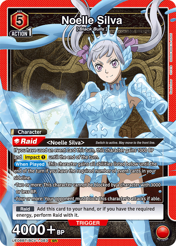 Noelle Silva, UE08BT: Black Clover · UE08BT/BCV-1-083