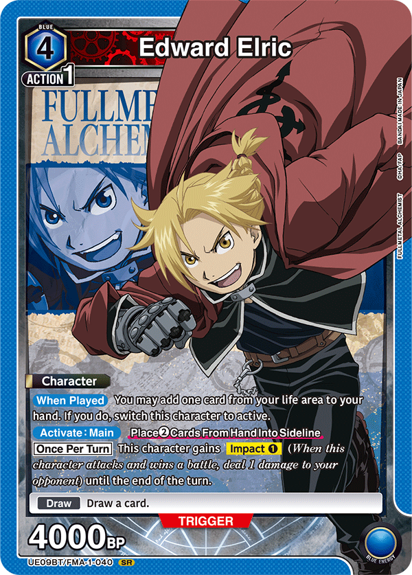 Edward Elric, UE09BT: FULLMETAL ALCHEMIST · UE09BT/FMA-1-040