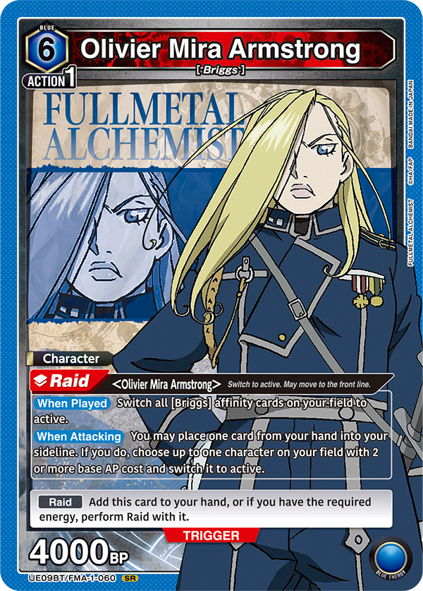 Olivier Mira Armstrong, UE09BT: FULLMETAL ALCHEMIST · UE09BT/FMA-1-060