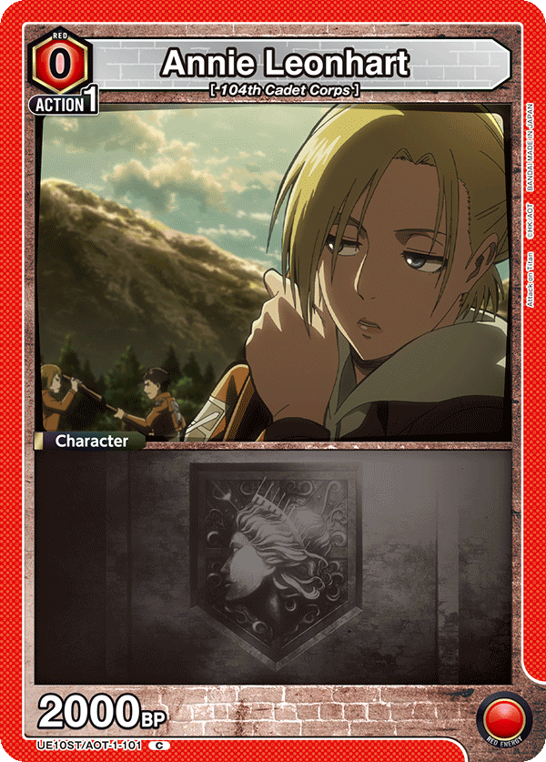 Annie Leonhart, UE10ST: Attack on Titan Starter Deck · UE10ST/AOT-1-101