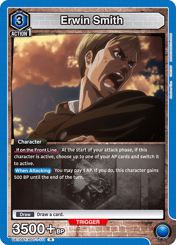 Erwin Smith, UE10ST: Attack on Titan Starter Deck · UE10ST/AOT-1-111