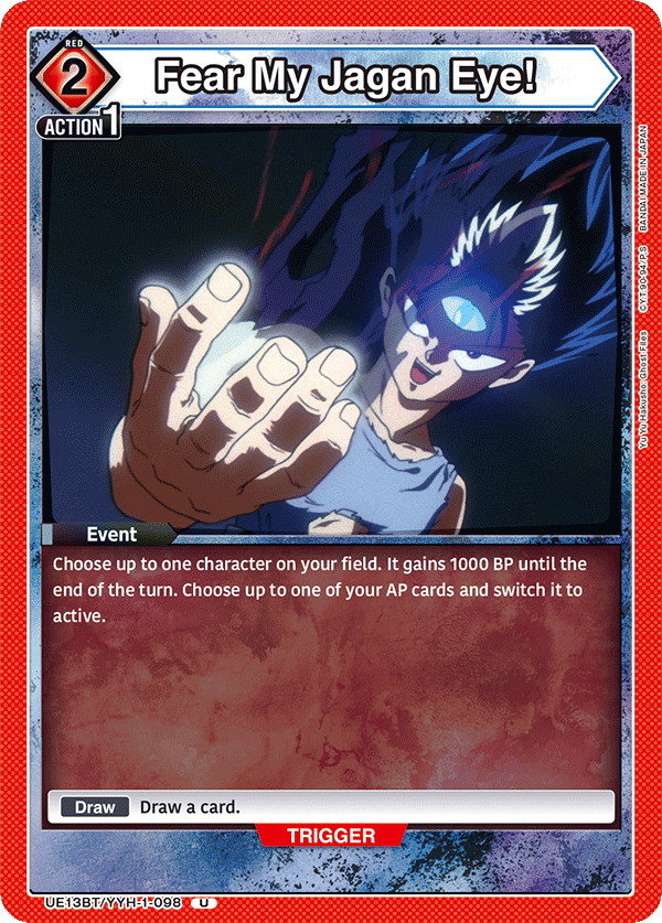 Fear My Jagan Eye!, UE13BT: Yu Yu Hakusho: Ghost Files · UE13BT/YYH-1-098