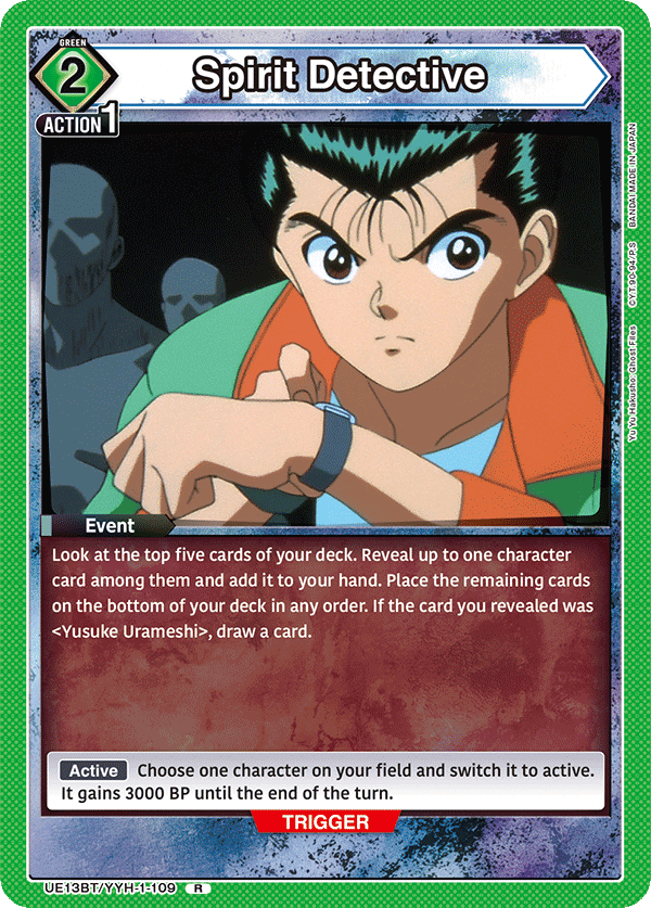 Spirit Detective, UE13BT: Yu Yu Hakusho: Ghost Files · UE13BT/YYH-1-109