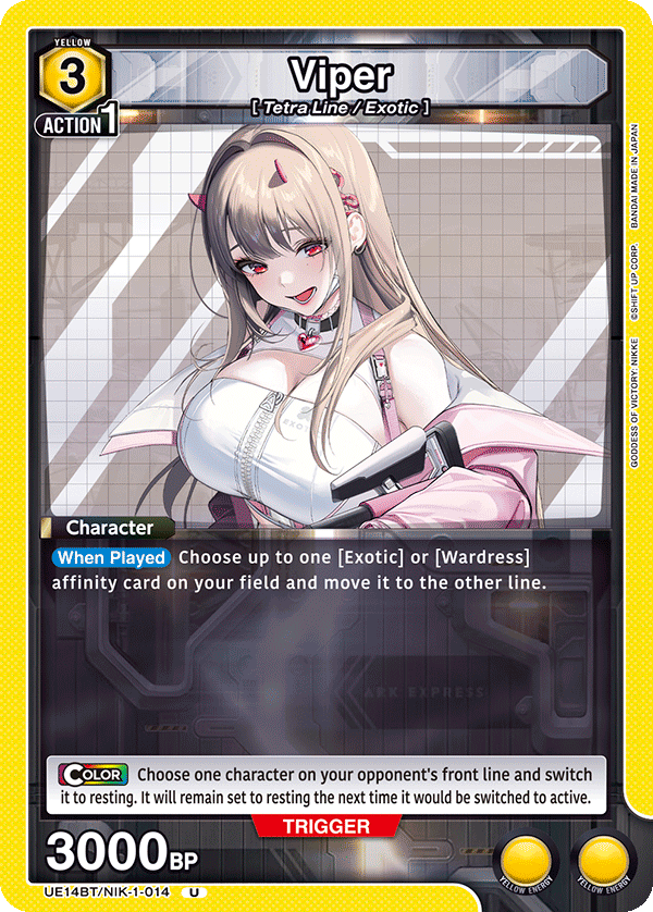 Viper, UE14BT: GODDESS OF VICTORY: NIKKE · UE14BT/NIK-1-014
