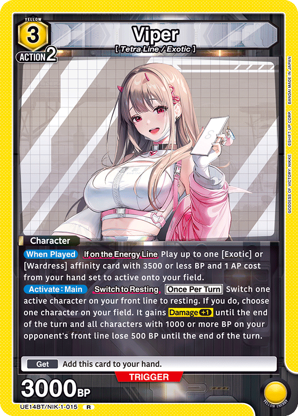 Viper, UE14BT: GODDESS OF VICTORY: NIKKE · UE14BT/NIK-1-015
