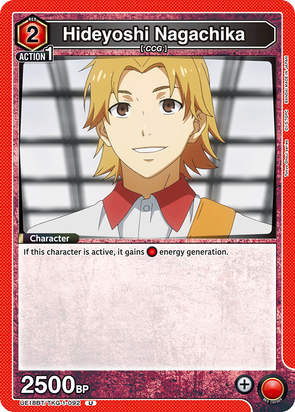 Hideyoshi Nagachika, UE18BT: Tokyo Ghoul · UE18BT/TKG-1-092