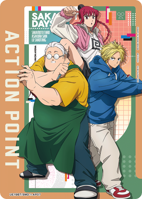 Action Point Card, UE19BT: SAKAMOTO DAYS · UE19BT/SMD-1-AP07