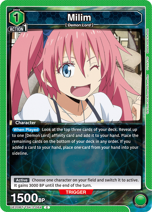 Milim, UE20BT: That Time I Got Reincarnated as a Slime · UE20BT/TSK-2-064
