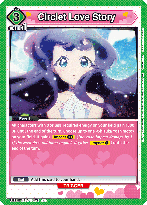 Circlet Love Story, UE21BT: The 100 Girlfriends Who Really, Really, Really, Really, REALLY Love You · UE21BT/RLY-1-078