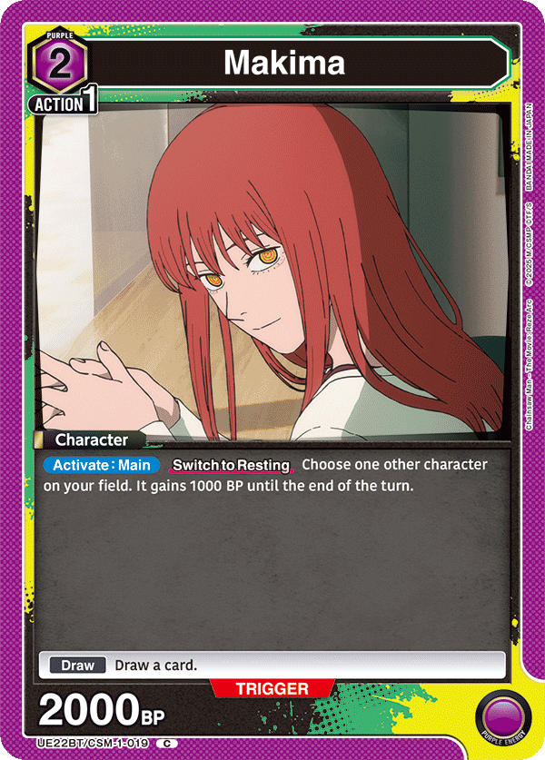 Makima, UE22BT: CHAINSAW MAN · UE22BT/CSM-1-019