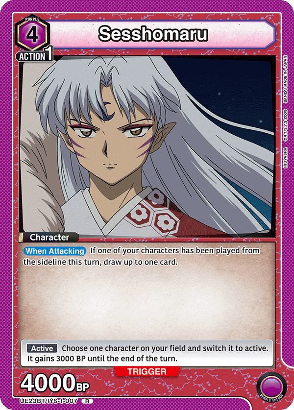 Sesshomaru, UE23BT: Inuyasha · UE23BT/IYS-1-007