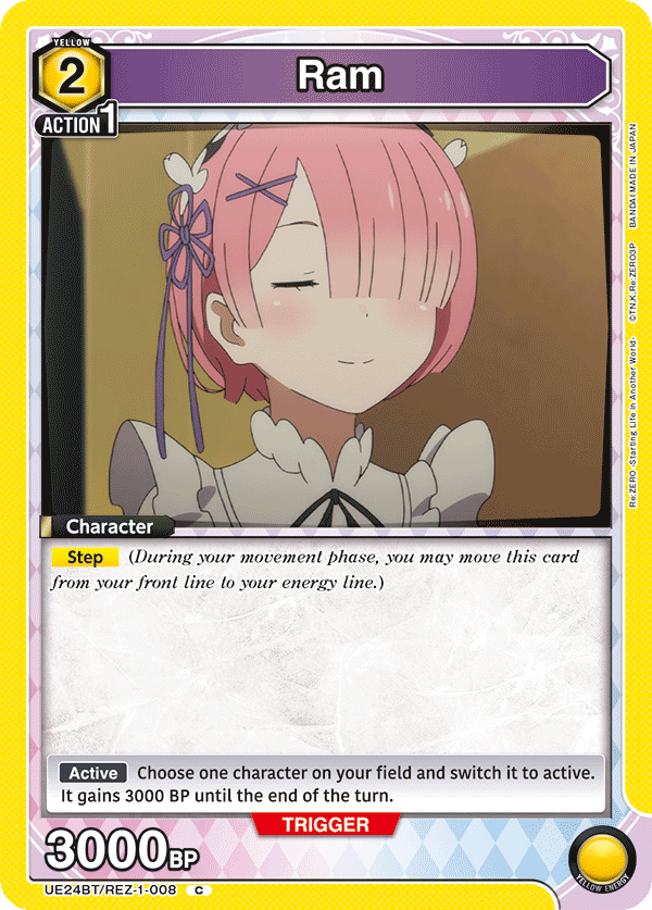 Ram, UE24BT: Re:ZERO -Starting Life in Another World- · UE24BT/REZ-1-008