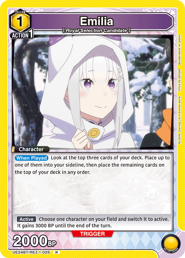 Emilia, UE24BT: Re:ZERO -Starting Life in Another World- · UE24BT/REZ-1-025