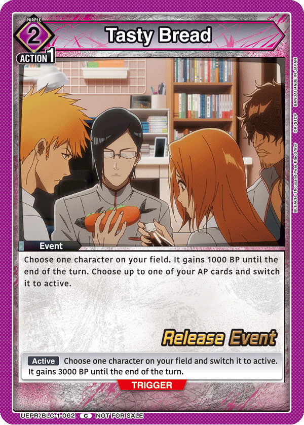 Tasty Bread, UE01BT: BLEACH: Thousand-Year Blood War Release Event Cards · UEPR/BLC-1-062