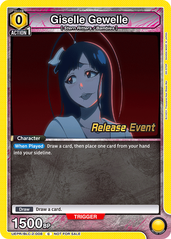 Giselle Gewelle, UEX01BT: BLEACH: Thousand-Year Blood War Vol.2 Release Event Cards · UEPR/BLC-2-008