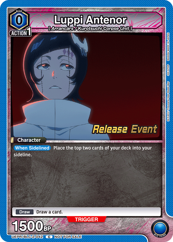 Luppi Antenor, UEX01BT: BLEACH: Thousand-Year Blood War Vol.2 Release Event Cards · UEPR/BLC-2-042