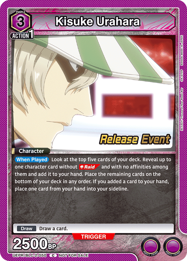 Kisuke Urahara, UEX01BT: BLEACH: Thousand-Year Blood War Vol.2 Release Event Cards · UEPR/BLC-2-050