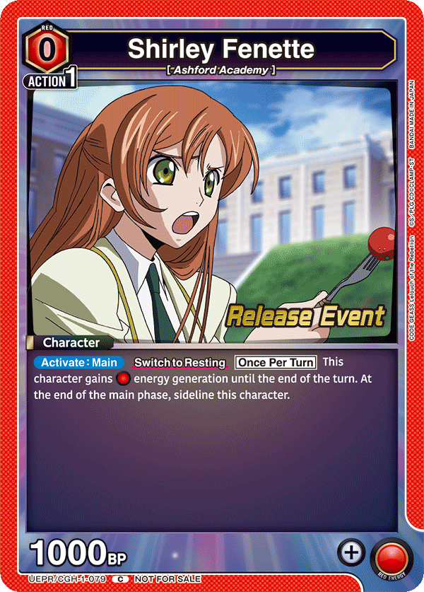 Shirley Fenette, UE04BT: CODE GEASS: Lelouch of the Rebellion Release Event Cards · UEPR/CGH-1-079