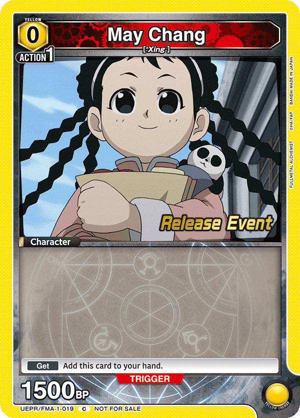 May Chang, UE09BT: FULLMETAL ALCHEMIST Release Event Cards · UEPR/FMA-1-019