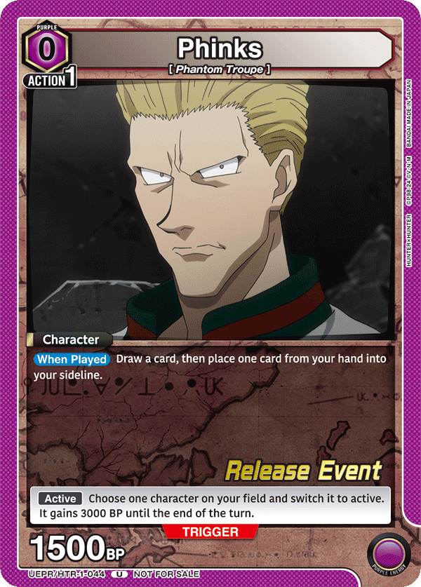 Phinks, UE02BT: HUNTER X HUNTER Release Event Cards · UEPR/HTR-1-044