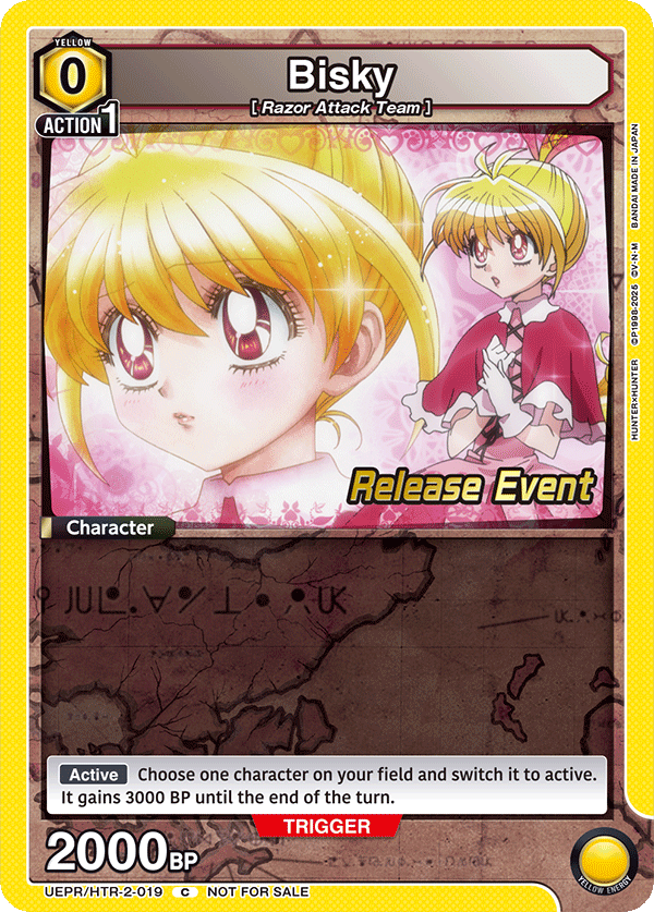 Bisky, UEX04BT: HUNTER X HUNTER Vol.2 Release Event Cards · UEPR/HTR-2-019