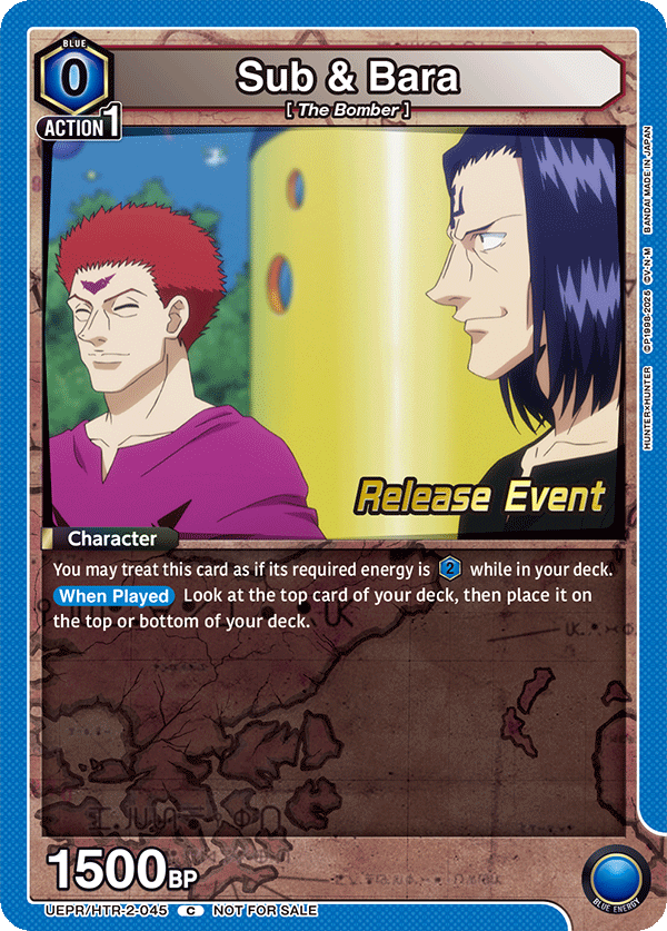 Sub & Bara, UEX04BT: HUNTER X HUNTER Vol.2 Release Event Cards · UEPR/HTR-2-045