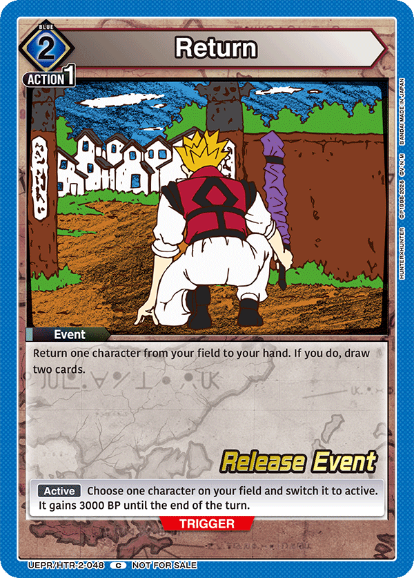Return, UEX04BT: HUNTER X HUNTER Vol.2 Release Event Cards · UEPR/HTR-2-048