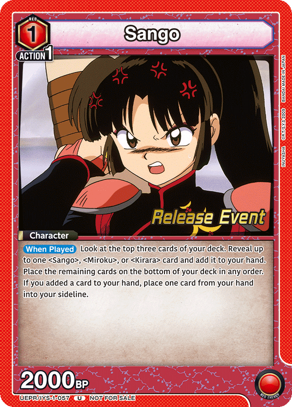 Sango, UE23BT: Inuyasha Release Event Cards · UEPR/IYS-1-057