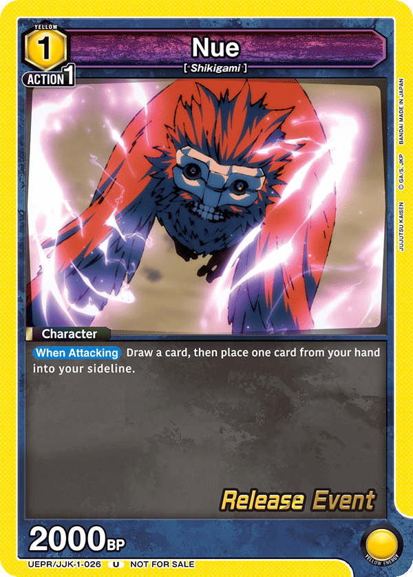 Nue, UE03BT: Jujutsu Kaisen Release Event Cards · UEPR/JJK-1-026