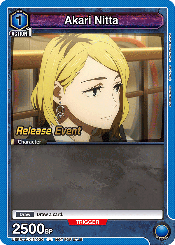Akari Nitta, UEX02BT: Jujutsu Kaisen Vol.2 Release Event Cards · UEPR/JJK-3-020