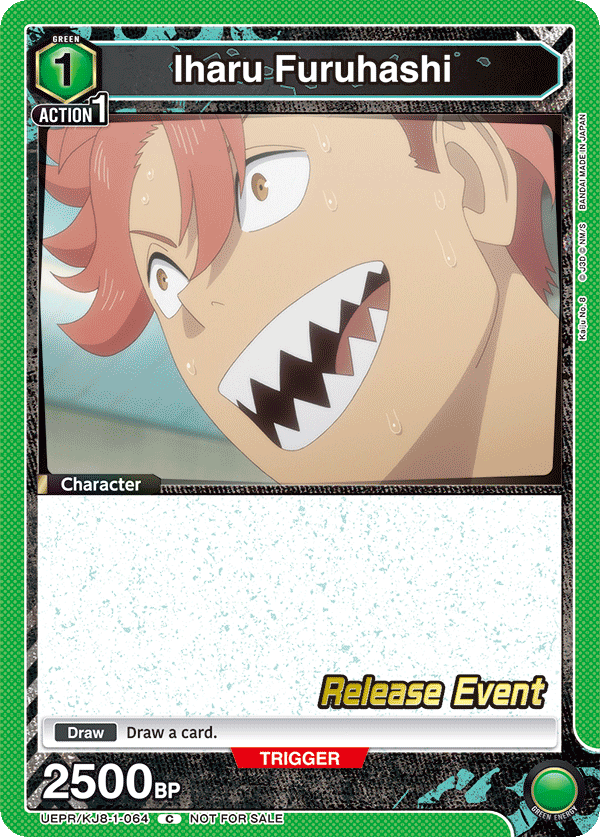 Iharu Furuhashi, UE12BT: Kaiju No. 8 Release Event Cards · UEPR/KJ8-1-064