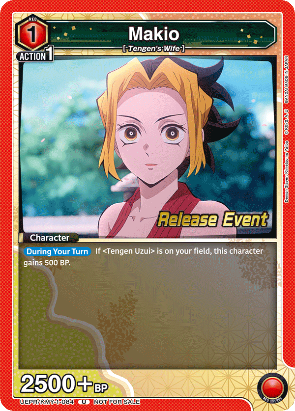 Makio, UE05BT: Demon Slayer: Kimetsu no Yaiba Release Event Cards · UEPR/KMY-1-084
