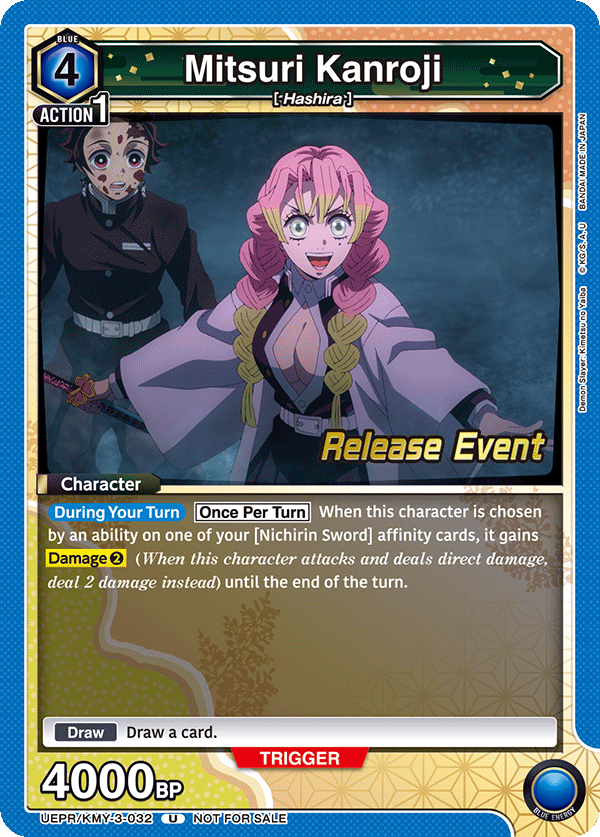 Mitsuri Kanroji, UEX05BT: Demon Slayer: Kimetsu no Yaiba Vol.2 Release Event Cards · UEPR/KMY-3-032