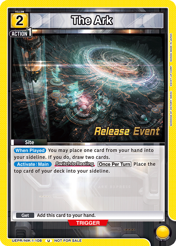The Ark, UE14BT: GODDESS OF VICTORY: NIKKE Release Event Cards · UEPR/NIK-1-108