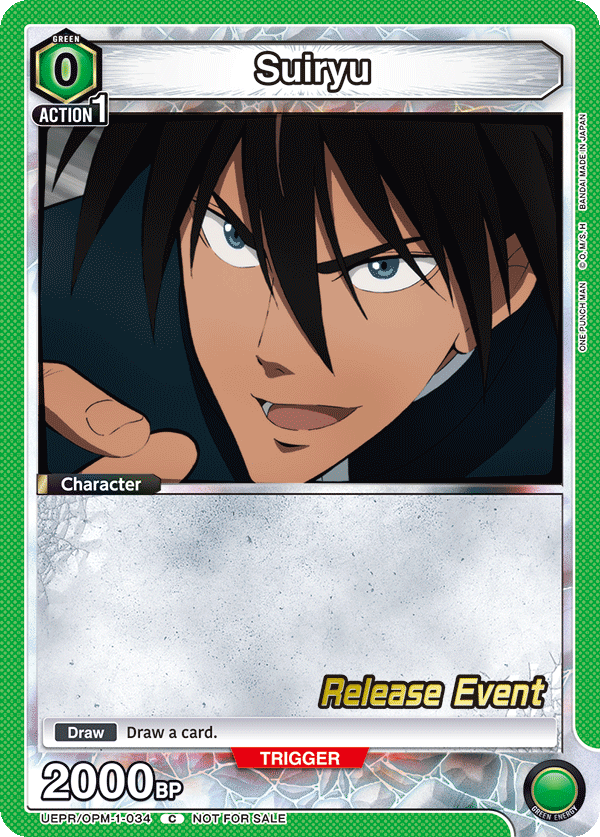 Suiryu, UE06BT: One Punch Man Release Event Cards · UEPR/OPM-1-034